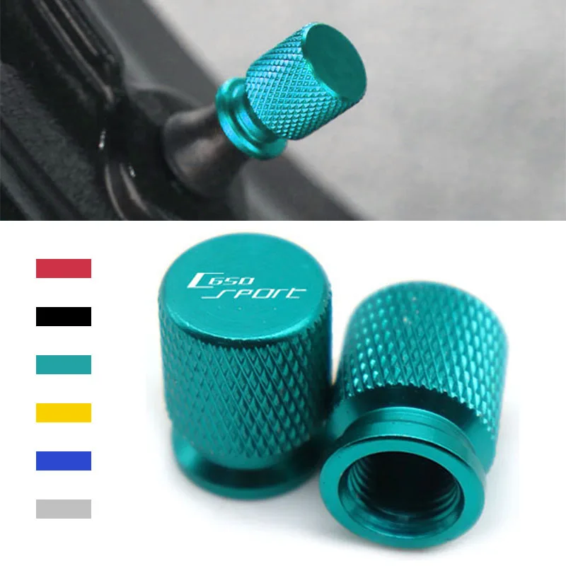 Motorcycle Wheel Tire Valve Stem Caps Waterproof Covers For BMW C650SPORT C650 Sport C 650  Aerated Mouth Tires Gas Nozzle New 