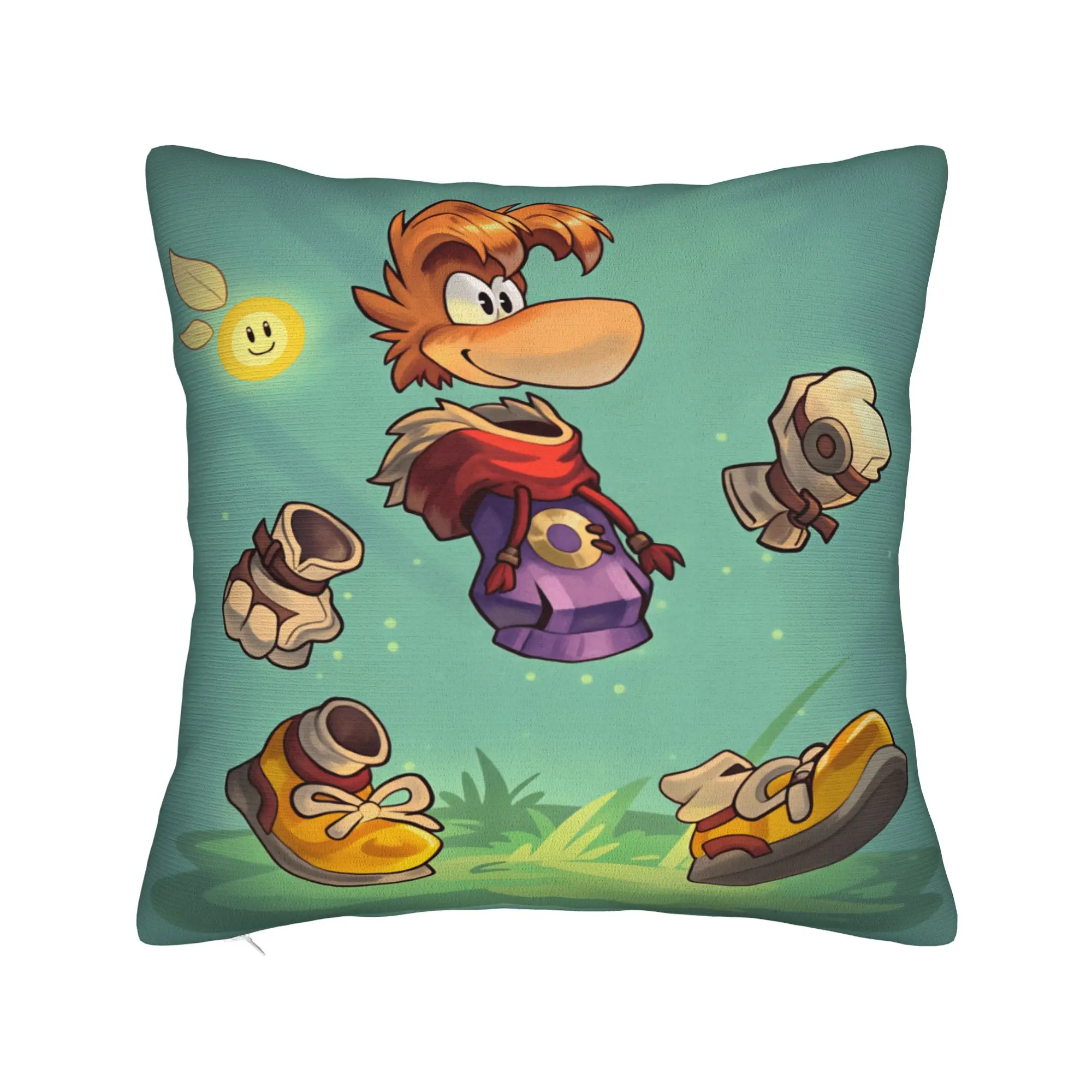 Flying fist attack Raymans Pillow Cover  Custom Cushion Cover Fashion Pillow Case For Couch Sofa Bedroom