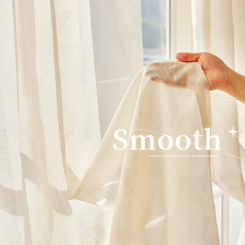 

French Style Lace Gold-plated Retro Romantic Forever Customize Curtains for Living Dining Room Gauze Transparent