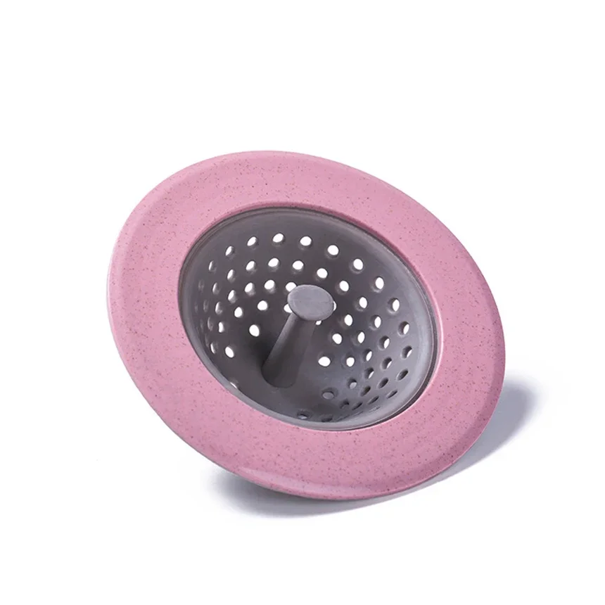 4PCS/SET Sink Strainer Kitchen Bathroom Shower Drain Plugs Anti-blocking Hair Catcher Mesh Strainer Kitchen Gadgets