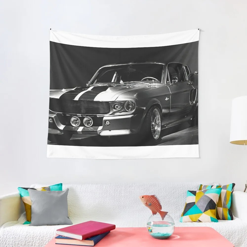 

1967 Ford Mustang Shelby GT 500 Tapestry Living Room Decoration Room Decorator Bedroom Decor Tapestry