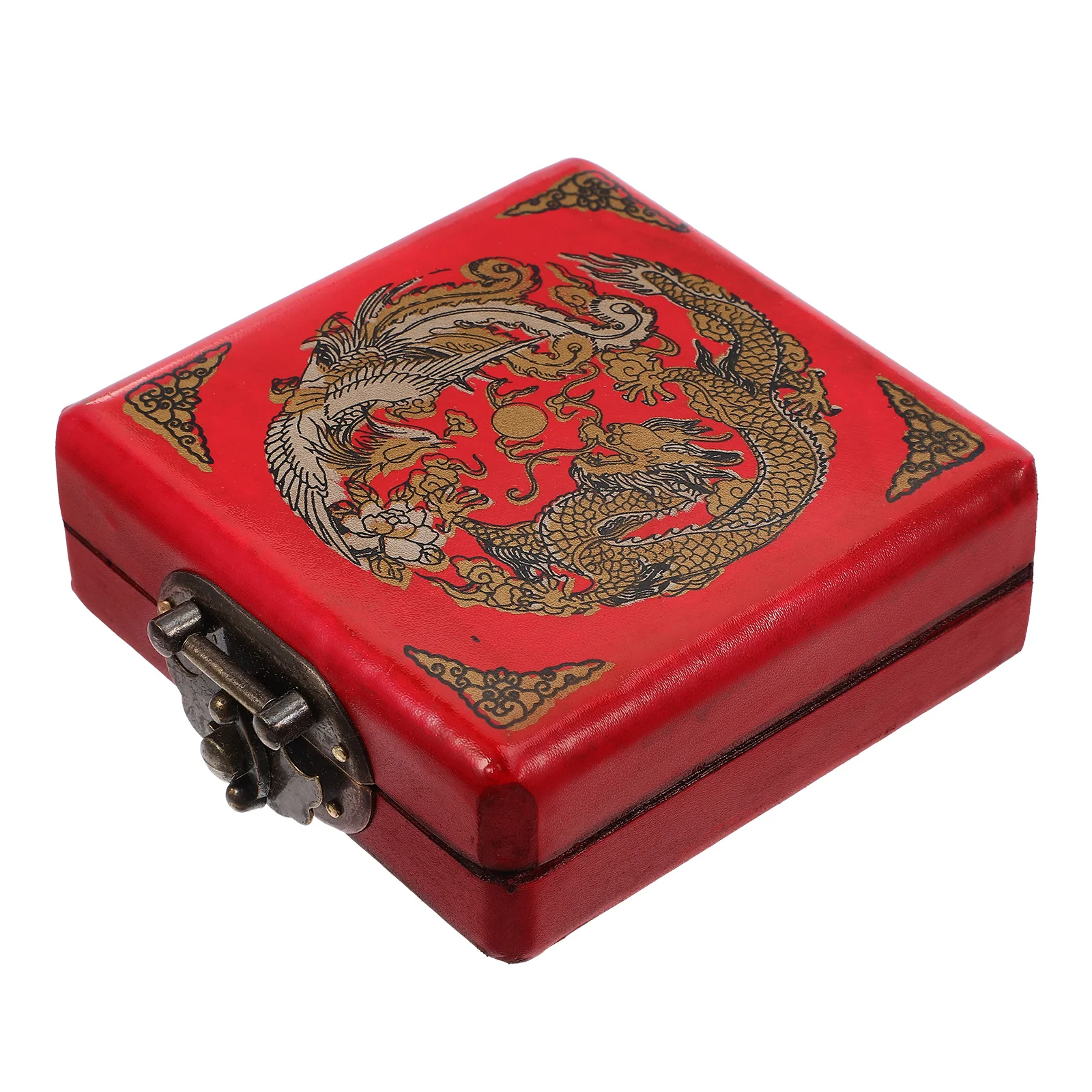 

Retro Ring Container Jewelry Box Gift Boxes for Presents Women Wooden Iron