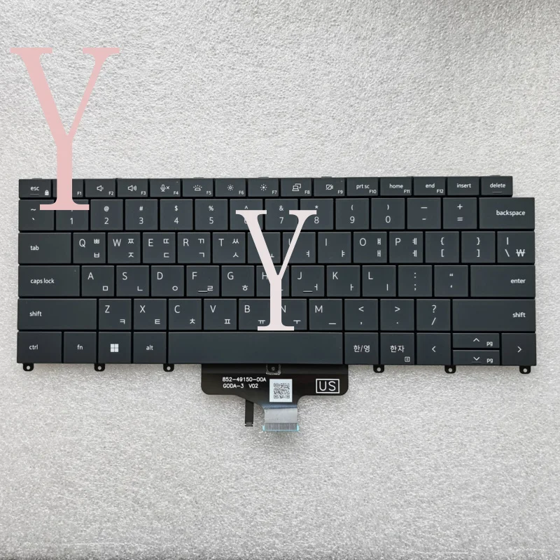 

8X3VT 08X3VT новая клавиатура для Dell Latitude 9440 9450 с подсветкой US KOR