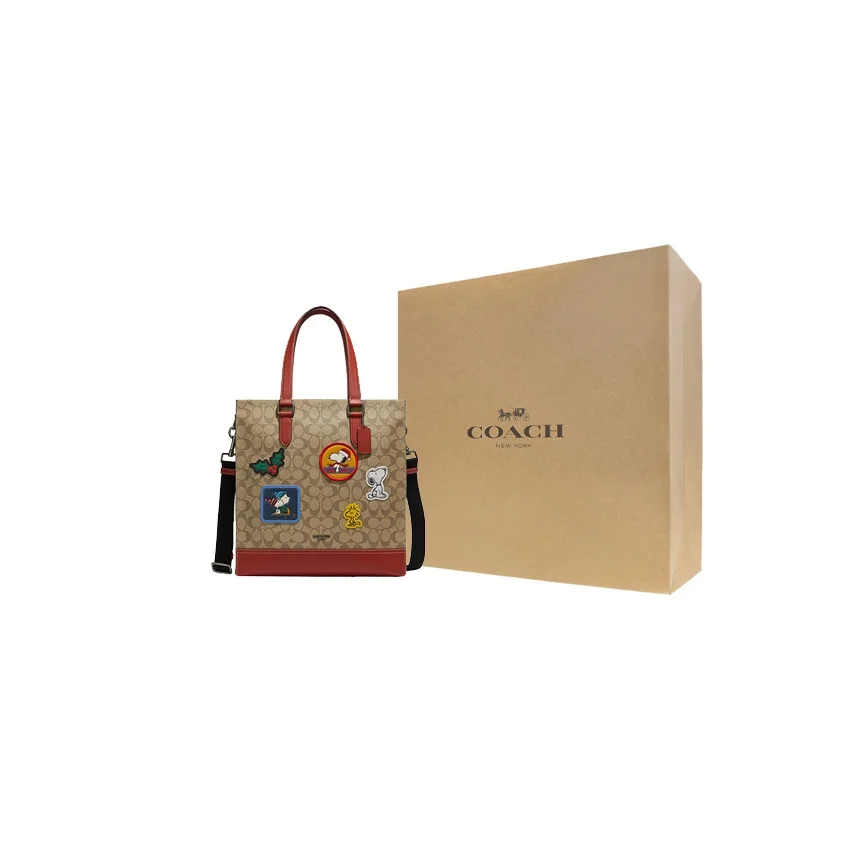 COACH x SNOOPY Graham Shoulder Bags CE948-QBE7V
