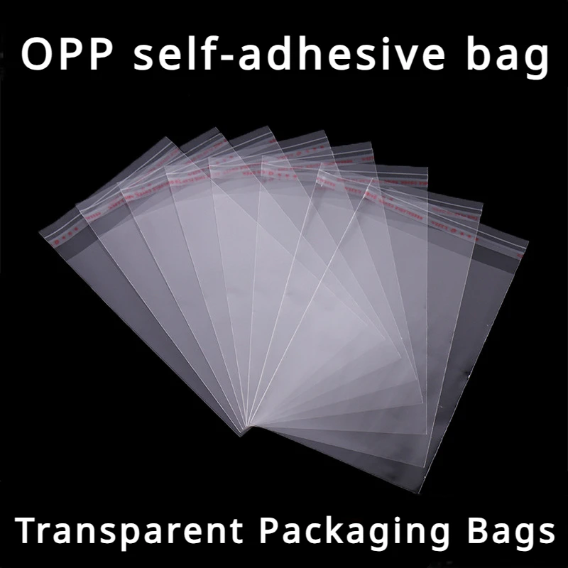 OPP Self-adhesive Bags Transparent Toys Jewelry Food Packaging Bags Plastic Self-sealing Bags Self-adhesive