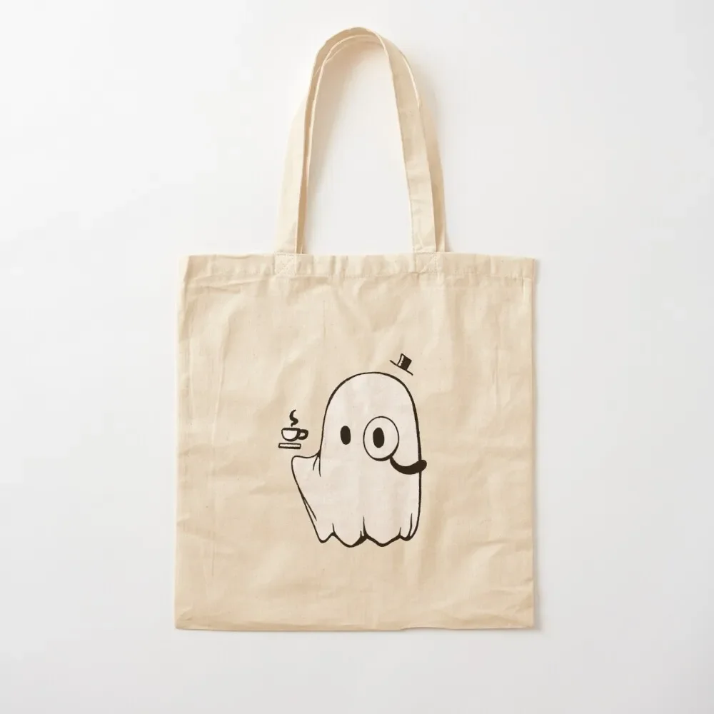 

Gentleman Ghost Tote Bag supermarket folding bag Women's beach bags hand bag ladies Canvas Tote