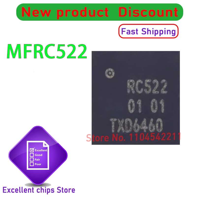 20PCS/LOT  MFRC522 RC522 QFN32  New original