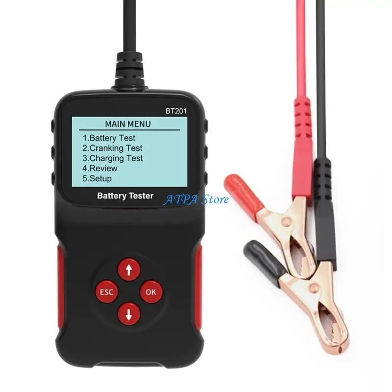 

U13C BT201 100-2000CCA Truck Battery Tester Battery Diagnostic Detector Tool