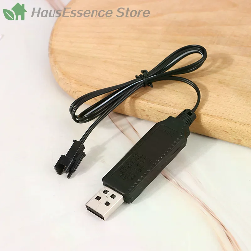 ※USB Charger Cord For 3.7V Lithium Power Cell SM-2P Forward RC Automobile Aircraft Parts Quadcopter Play Toy Decor