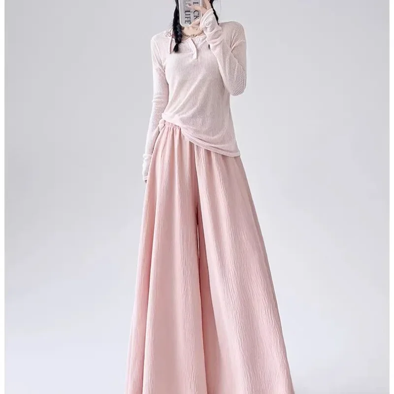 

Женские асимметричные юбка-шорты с рюшами, высокой талией, легкие, струящиеся, повседневные