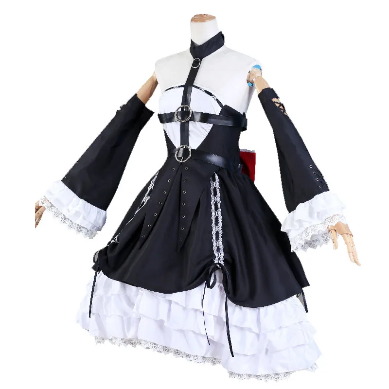 Costume de cosplay gothique Lolita Marie Rose de Dead or Alive |   Ensemble complet de robe de demoiselle d'honneur pour la fête d'Halloween et le carnaval 2026