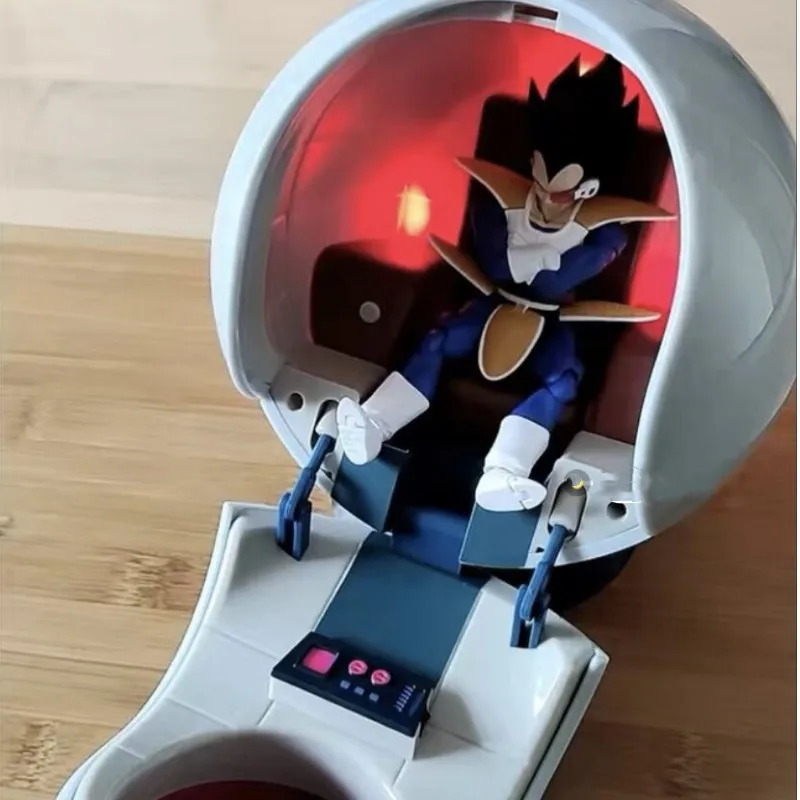 

Новинка, космическая капсула из аниме «Драконий жемчуг» Super Saiyan Vegeta, светящаяся декоративная модель, настольное украшение, коллекционная игрушка, подарок