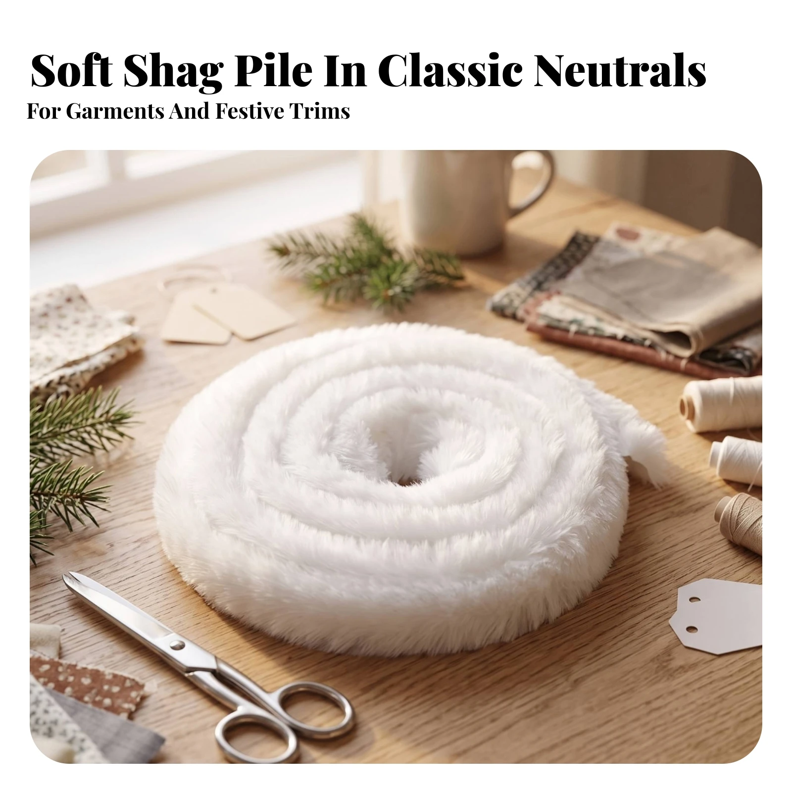 Faux Faux Fur Trim Strip Soft  - Sewing ulasan dan harga