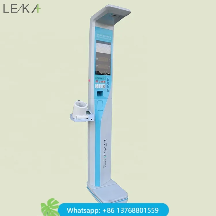 Ultrasonic And Luxury Physical Examination Instrument Automatically Measure Height And Weight Blood Pressure HW-VE