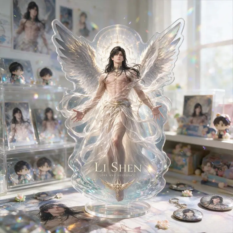 Love and Deepspace Acrylic Plaque Perimeter Qi Yu Li Shen Shen Xinghui Qin Che Xia Yizhou Model Cartoon Anime Decor Ornaments