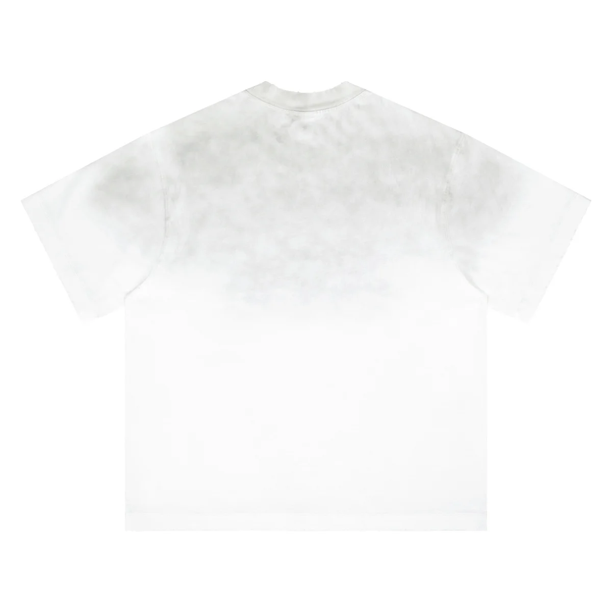 SUPER WAY White Tshirts Vintage Street Classic Dog Head Print T-shirt F-547#