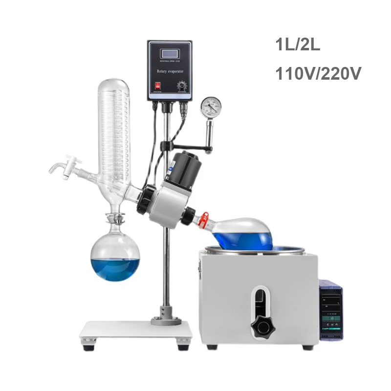 

220V/110V Laboratory 2L Rotary Evaporator Distillation Extraction Purification Separation