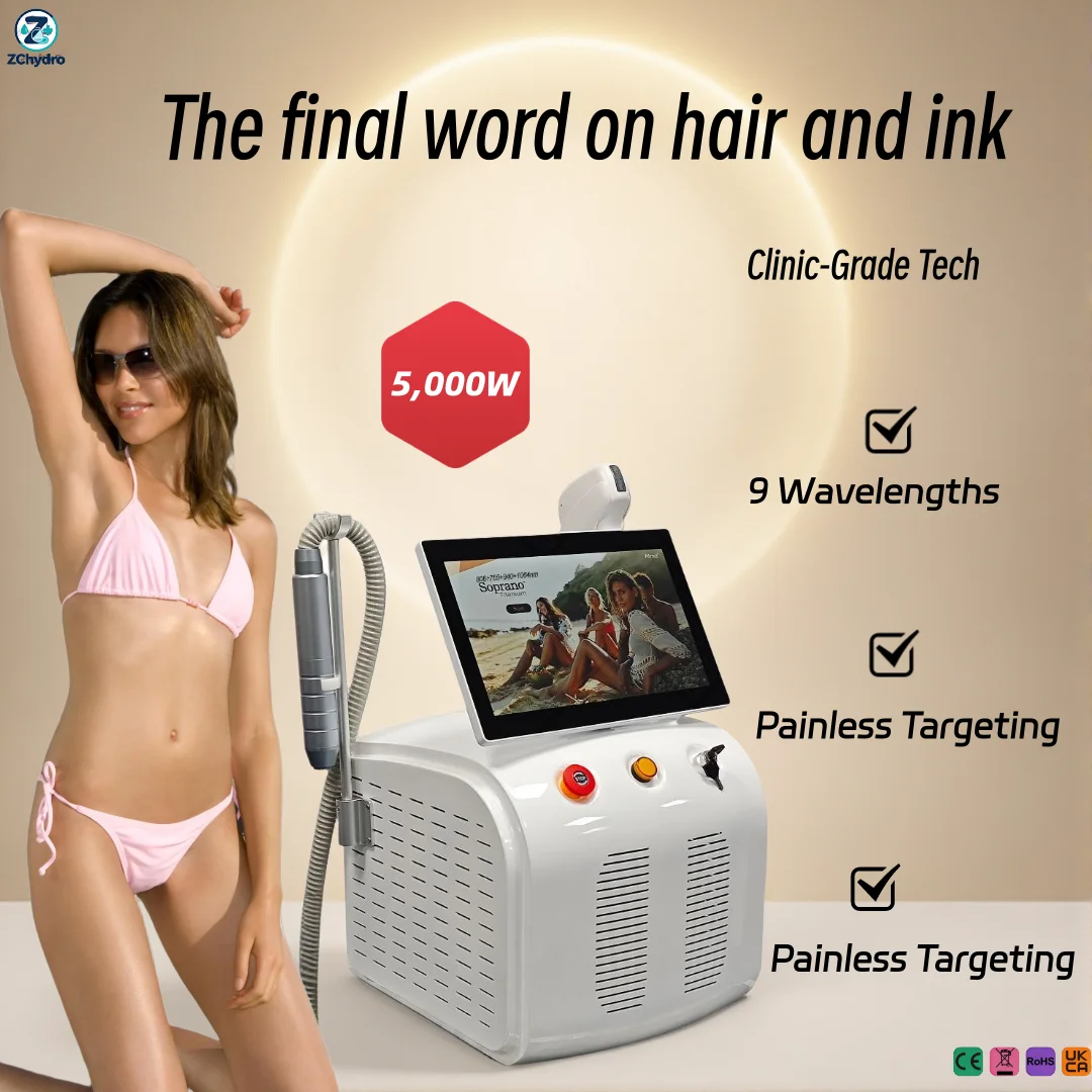 2 In 1 Cooling System Beauty Device Gentle Painless IPL Hair Reducer Epilator for Full Body Facial Bikini Legs Arms Skin Care