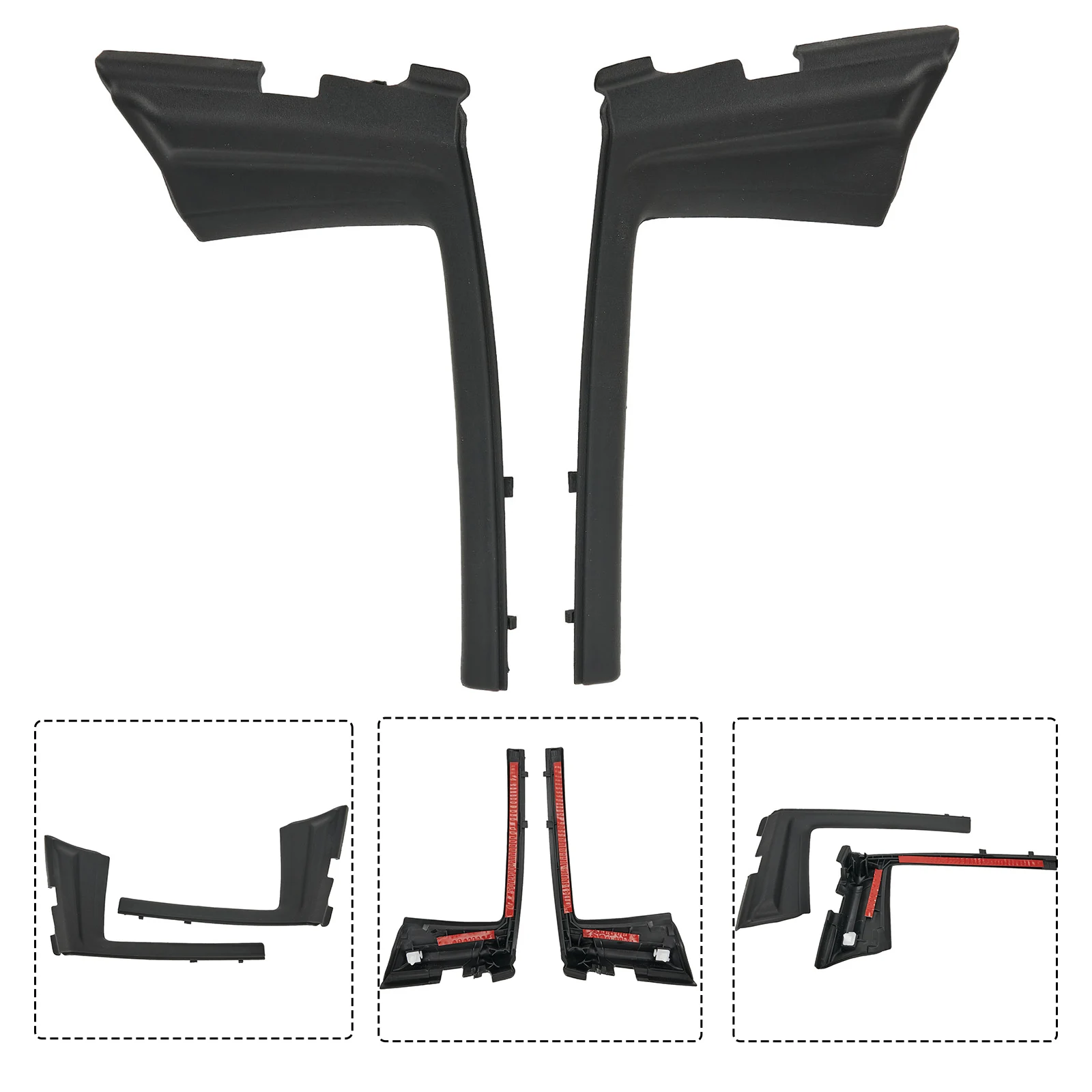 

Car Front Pair Windshield Wiper Cowl Cover Left And Right Windshield Wipers For Toyota For Yaris 2012-2015 5386752090