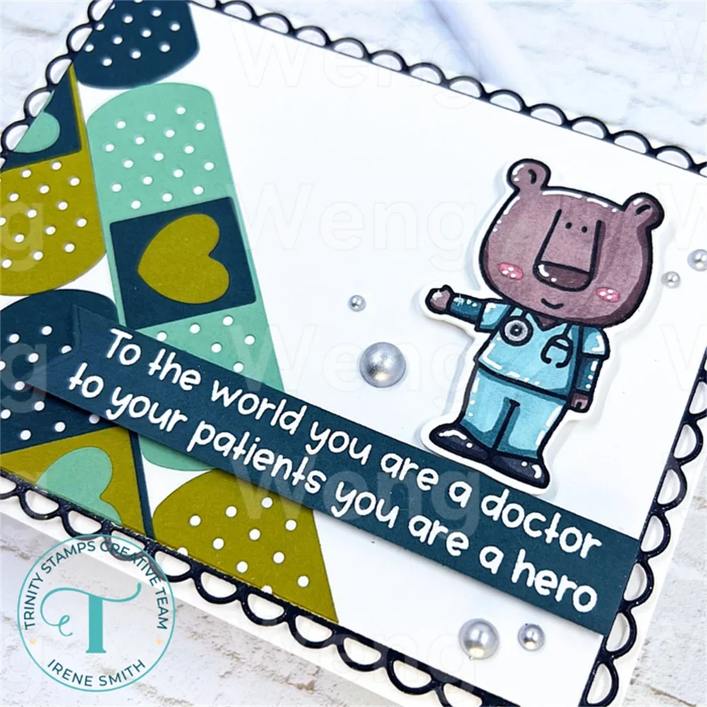 قوالب قطع معدنية على طراز المستشفى برمز المزاج الجديد لعام 2025 وطوابع لبطاقات المعايدة ذاتية الصنع والنقش اليدوي