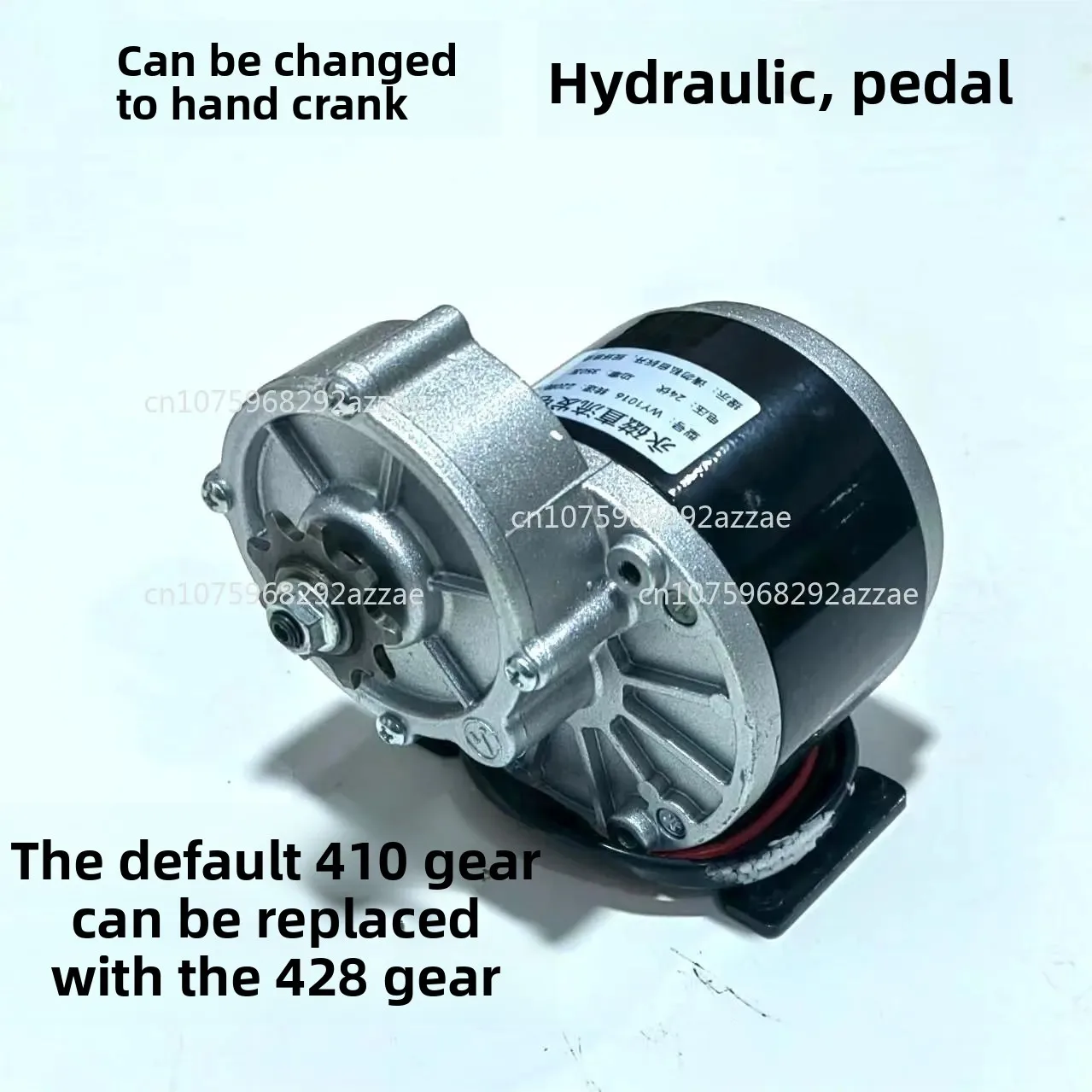 High power low speed permanent magnet dc generator 12v24v 60v72v250w350w hand crank hydraulic foot pedal