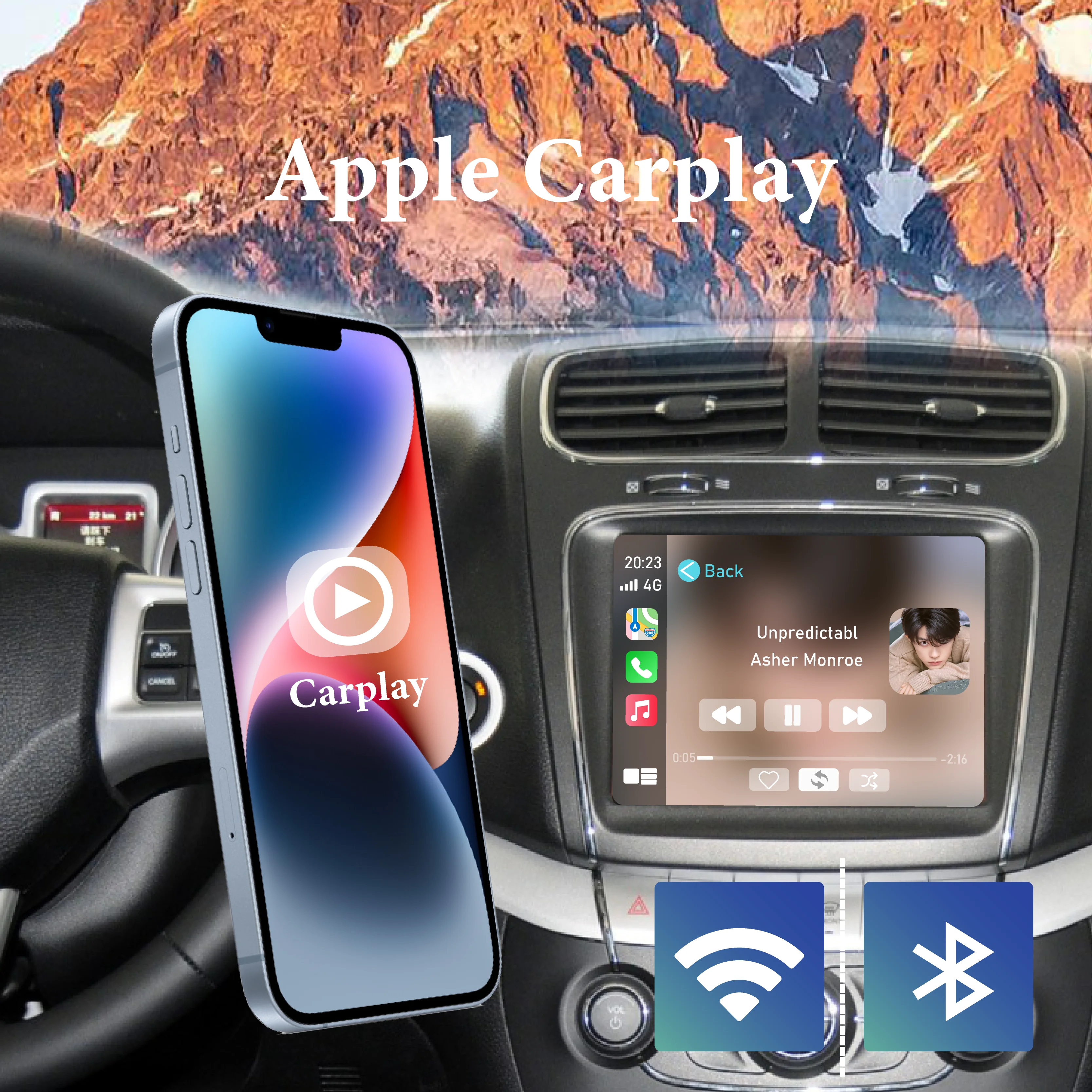 Sinairyu беспроводной Apple CarPlay для Fiat Freemont 500 500X GRande Punto Panda 8,4 ''зеркало Android Auto AirPlay Модернизированная коробка