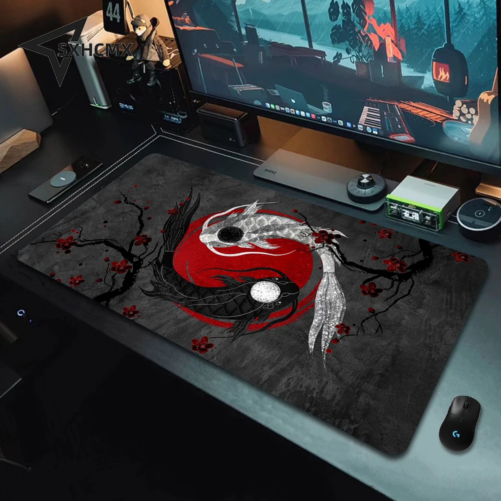 Gaming Mouse Pads Taichi Neutral Table Mats Computer Mousepad Company Big Desk Pad 100x50cm Large Gamer Mousepads Mouse Mat