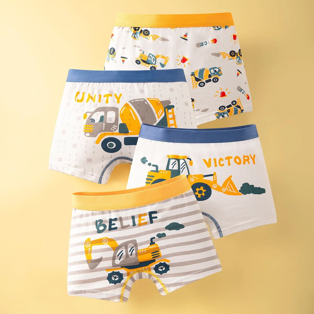 

4 Pieces/lot Design Children's Boy Panties Cotton Soft Cute Pretty Cartoon Child Underpants for Boy Kids Boxer Breathable