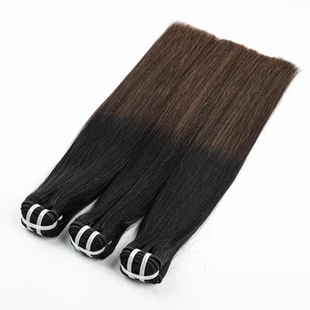 15a duplo desenhado feixes de cabelo humano vietnamita cru virgem osso em linha reta feixes de cabelo humano 1bt4 ombre extensão do cabelo 100g/pacote