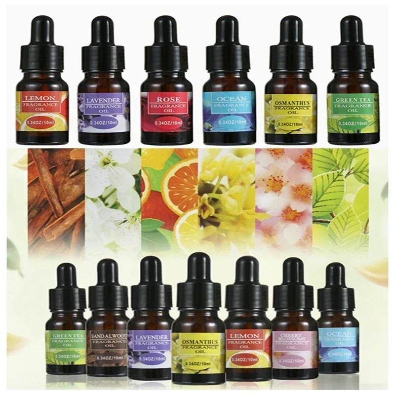 10ML Essential Oils For Humidifier Diffuser Aroma Fragrance Oil DIY Making Candles Cars Air Fresheners Flavoring Oils
