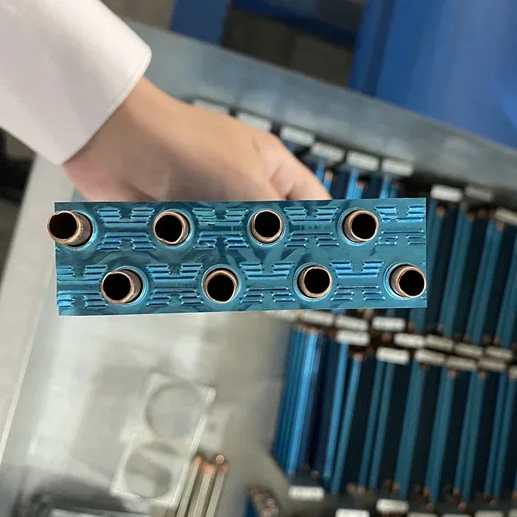 NEW Factory directly supply hot sale copper pipe corrugated aluminum fin condenser coil evaporator heat exchange of cooling