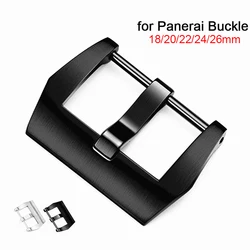 316L Stainless Steel Buckle for Panerai Matte & Polished Pin Buckle 18mm 20mm 22mm 24mm 26mm Metal Watch Band Clasp Accessories