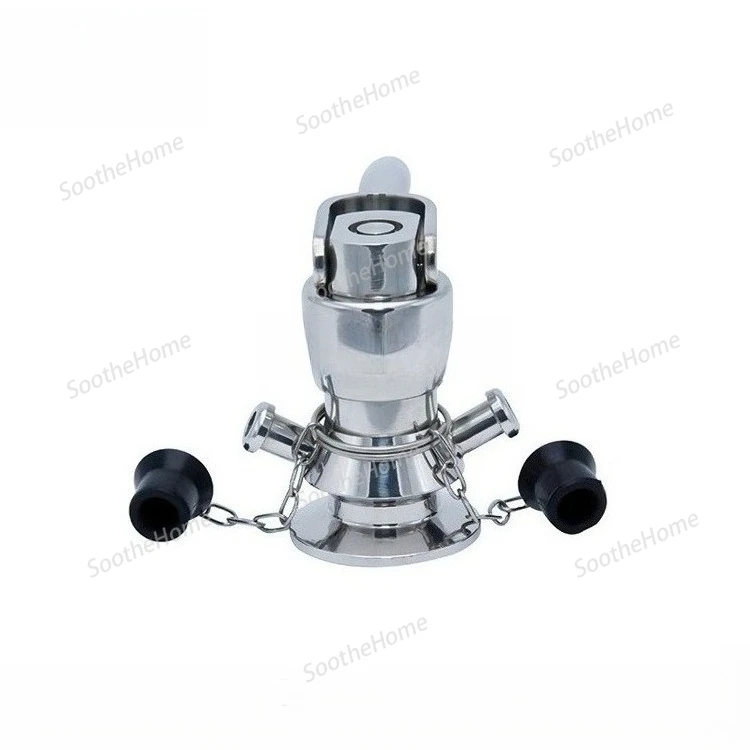 Sanitary Aseptic Sampling Valve, Stainless Steel Food-Grade Aseptic Sampling Valve, Wrench-Operated Press-Type Quick-Fit Welding