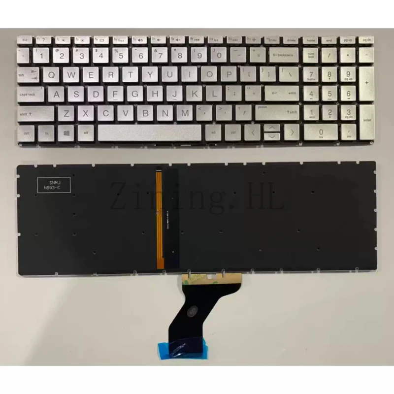 US RU suitable for HP ENVY x360 15-DR Convertible Model 15m-dr keyboard W142