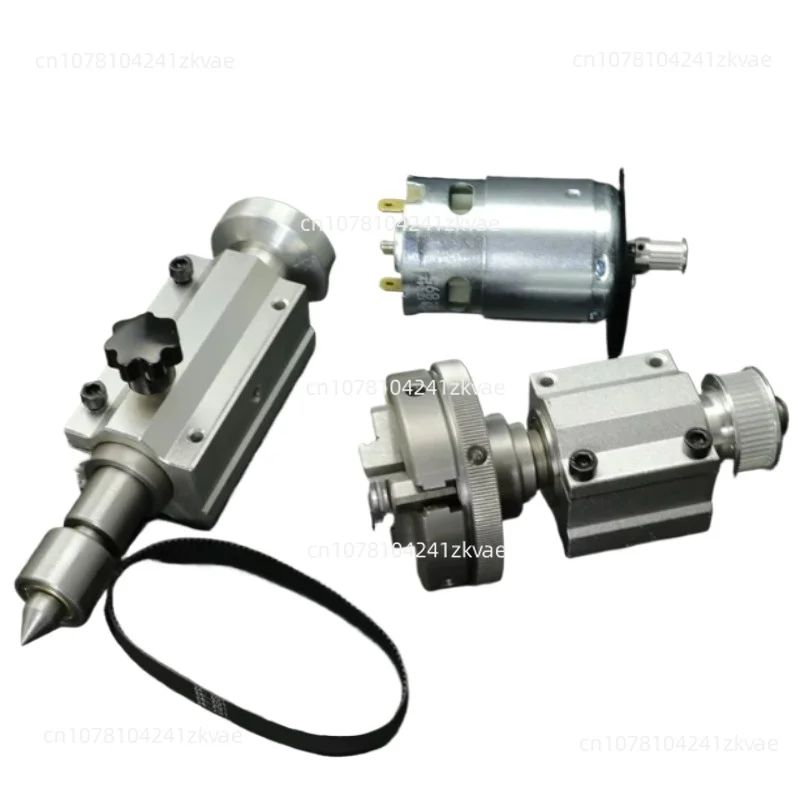 No power Multi-function 895 Motor Rotary Lathe Woodworking Spindle DIY Slider Assembly + Chuck Y