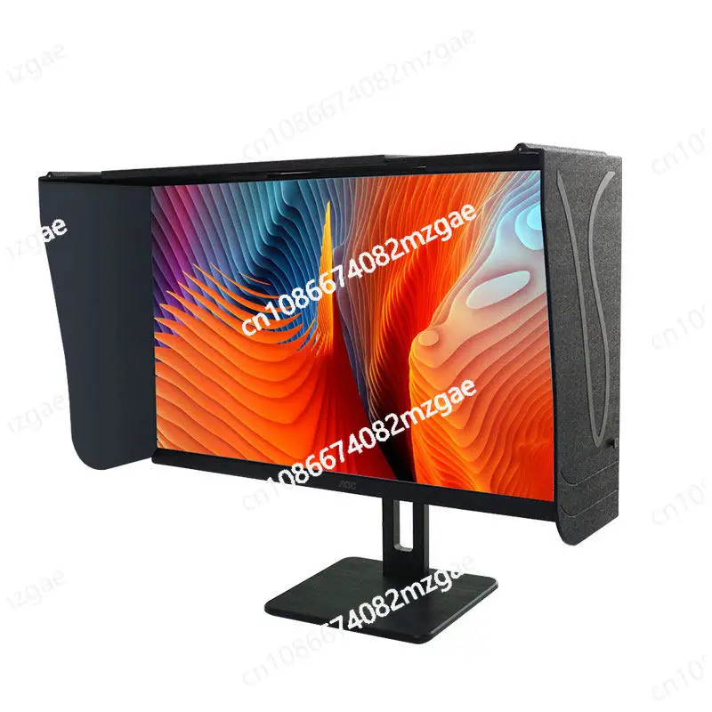 

Защитный экран для монитора настольного компьютера, с дизайном для ретуши и печати, ширина 41-66 см, солнцезащитная панель.