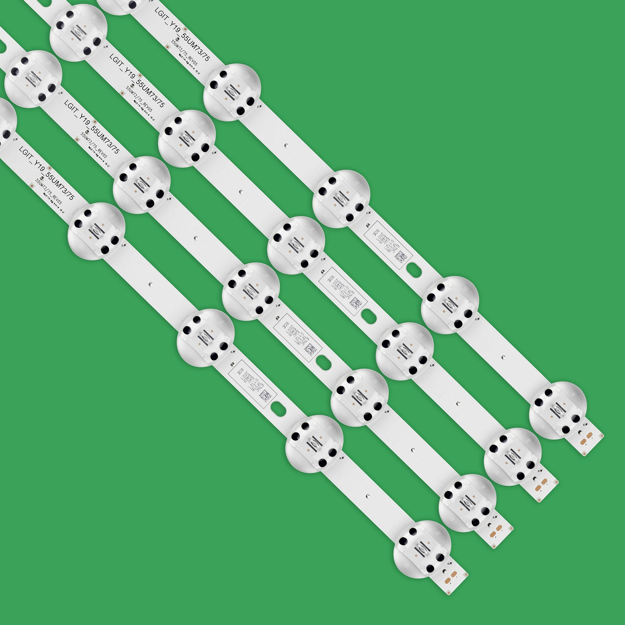 LED Strips(4) For TV 55UM7660 55UM7650 55UM7510 55UM7610 55UN7300 55UN7310 55UM7510PLA 55UM75 55UM73 SSC_Y19_Trident_55UM73/75