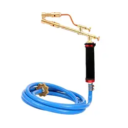 Propane Torch Head with 5M Hose Soldering Torch Adjustable Flame for Soldering Cooking