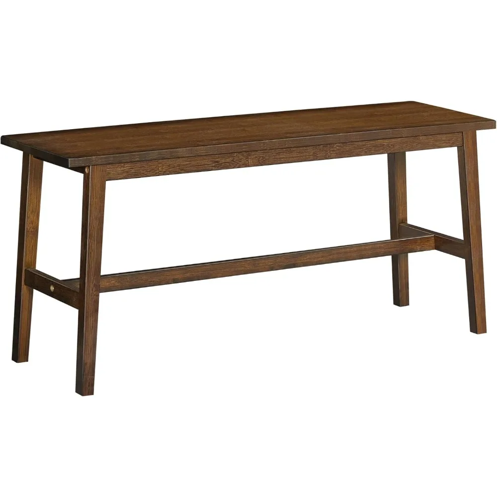 

39.3'' Bamboo Dining Bench, Farmhouse Kitchen Table Bench, Kitchen & Living Room Furniture, Easy to Assemble, Sturdy and