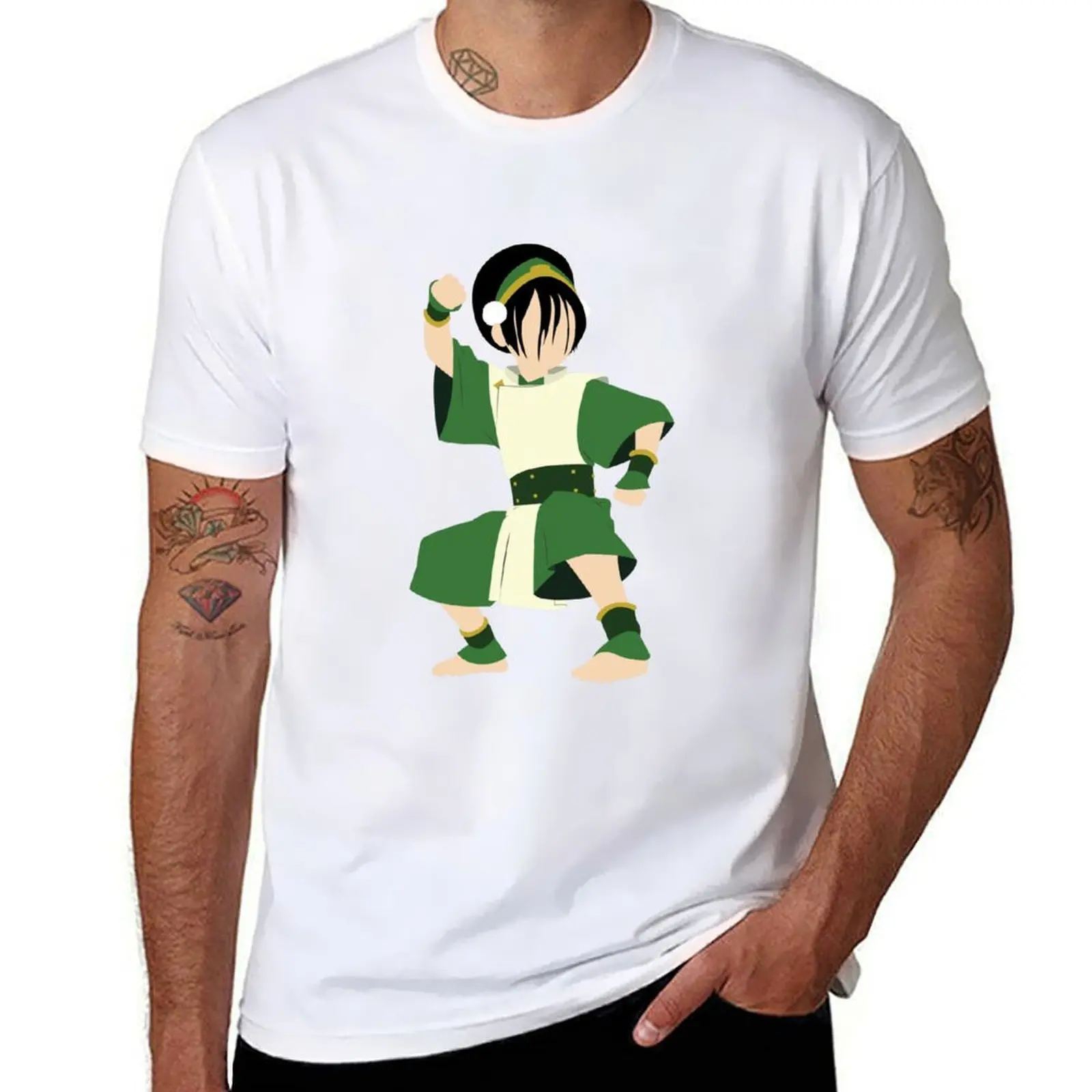 

Avatar The Last Airbender Toph Design T-Shirt man t shirts for men casual man t shirts cotton T-Shirt