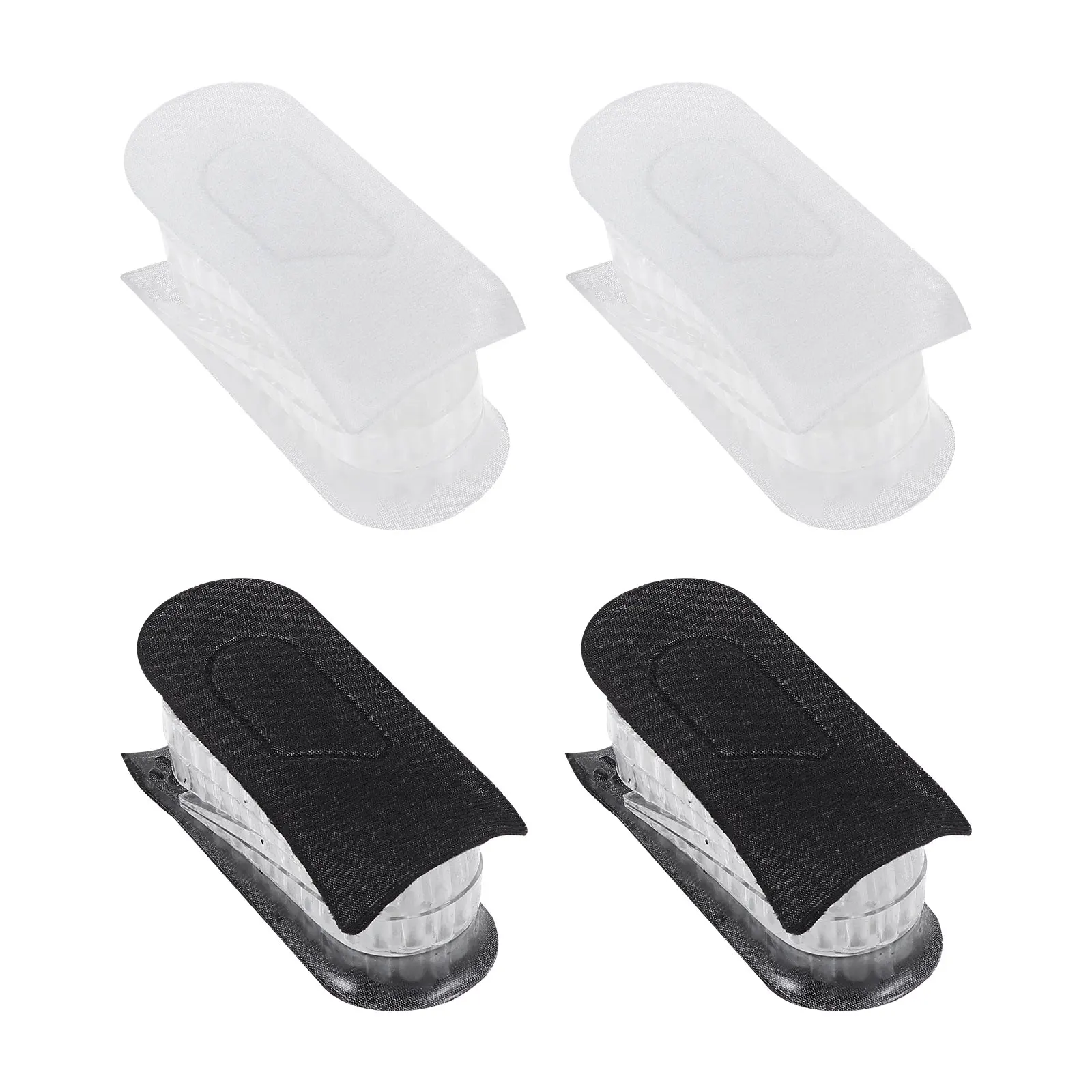 

Thin Height Increasing Insoles 2 Pairs Women Heel Inserts Comfortable Silicone Arch Supports Shoes Mat Increase Height Invisible