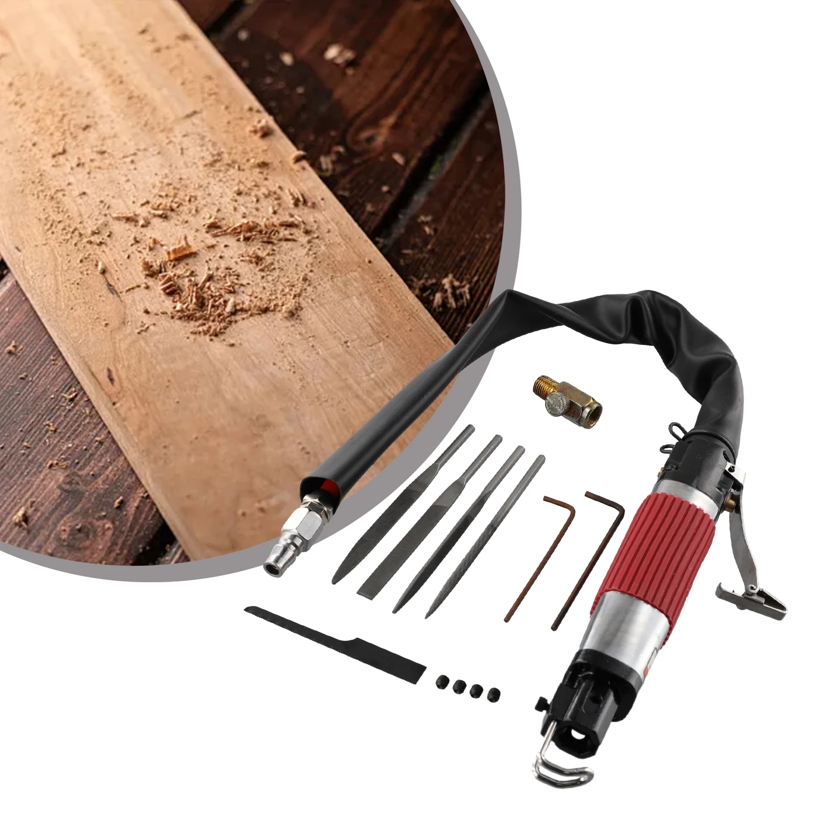 AF-10 Pneumatic File Reciprocating Air Saw File Wood Furniture Polishing Tools File Polisher Narrow Gap Wood Crafts