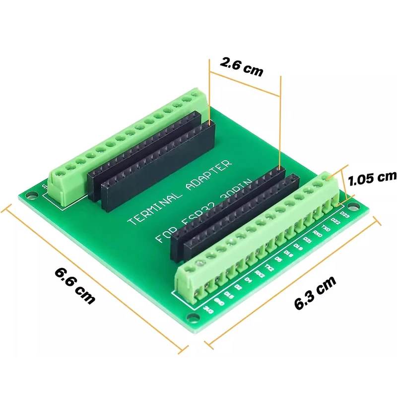 

1~50Pcs ESP32 Distribution Board Expansion Board 30Pin GPIO