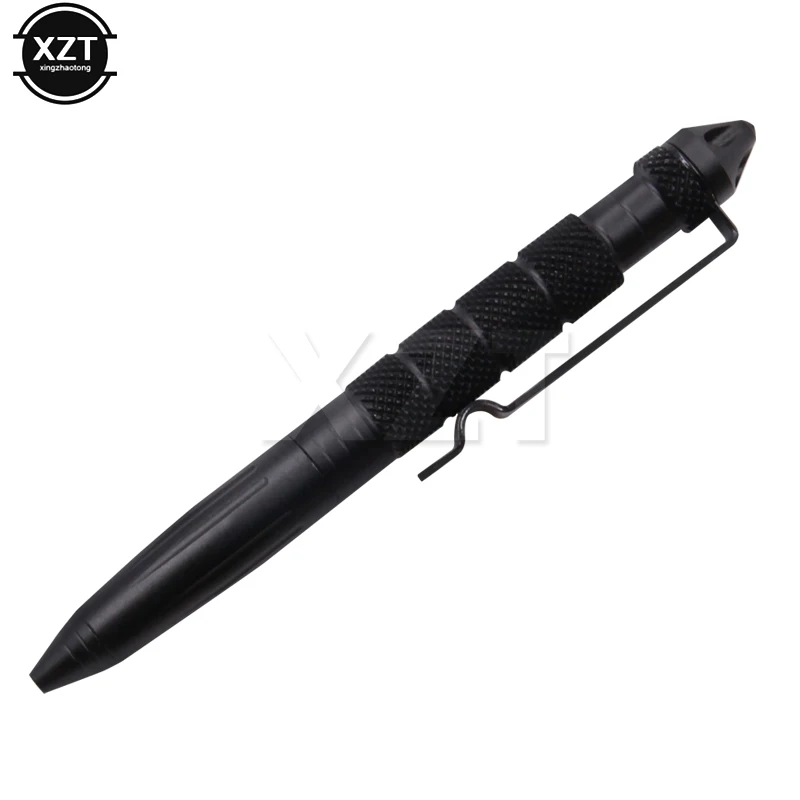 1Pcs High Quality Metal Colour Tactical Defense Pen School Student Office Ballpoint Pens