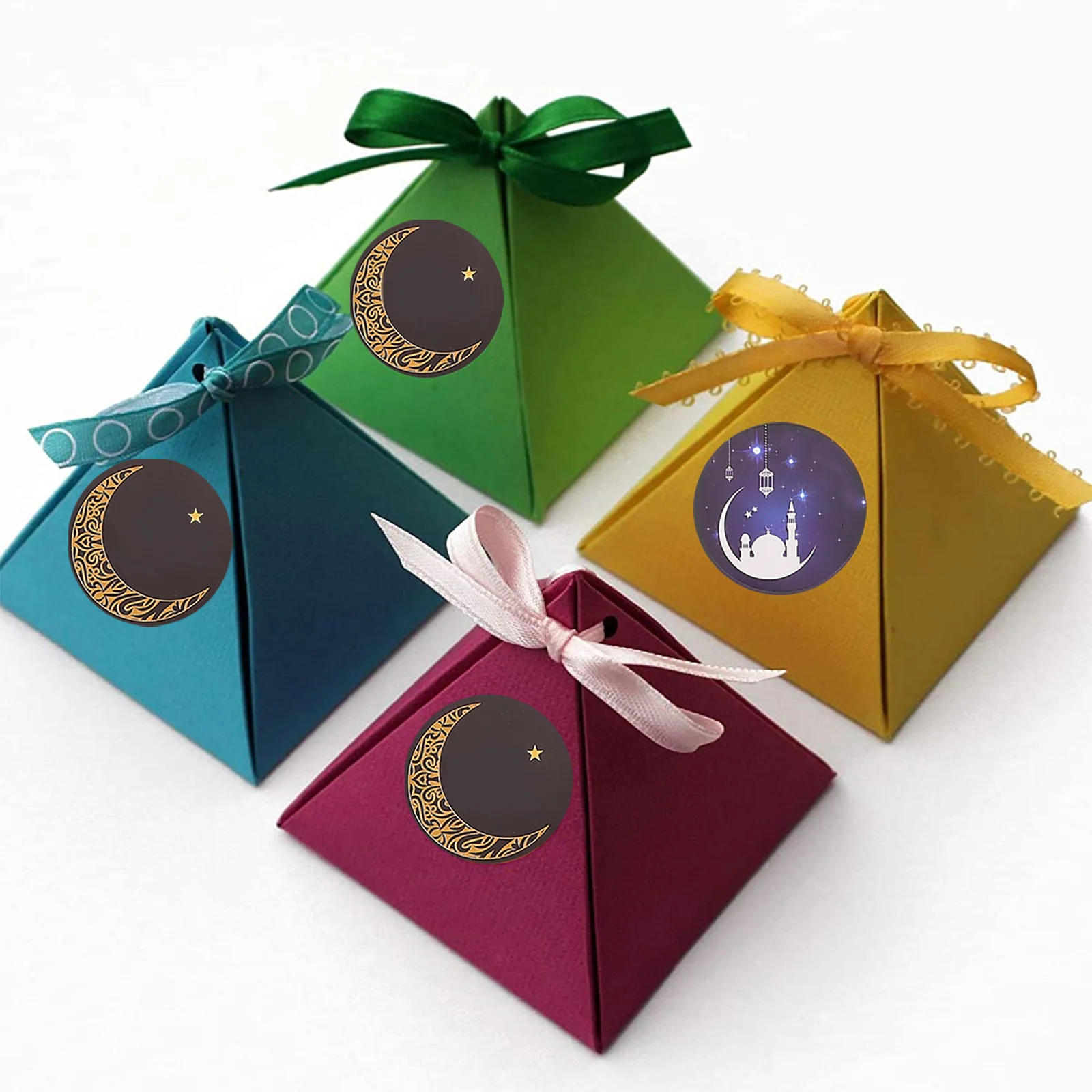 

240pcs Sealing Stickers Self-Adhesive Eid Festival Party Decor Gift Wrap Bag Seal Sticker Pack Diy Craft Decoration