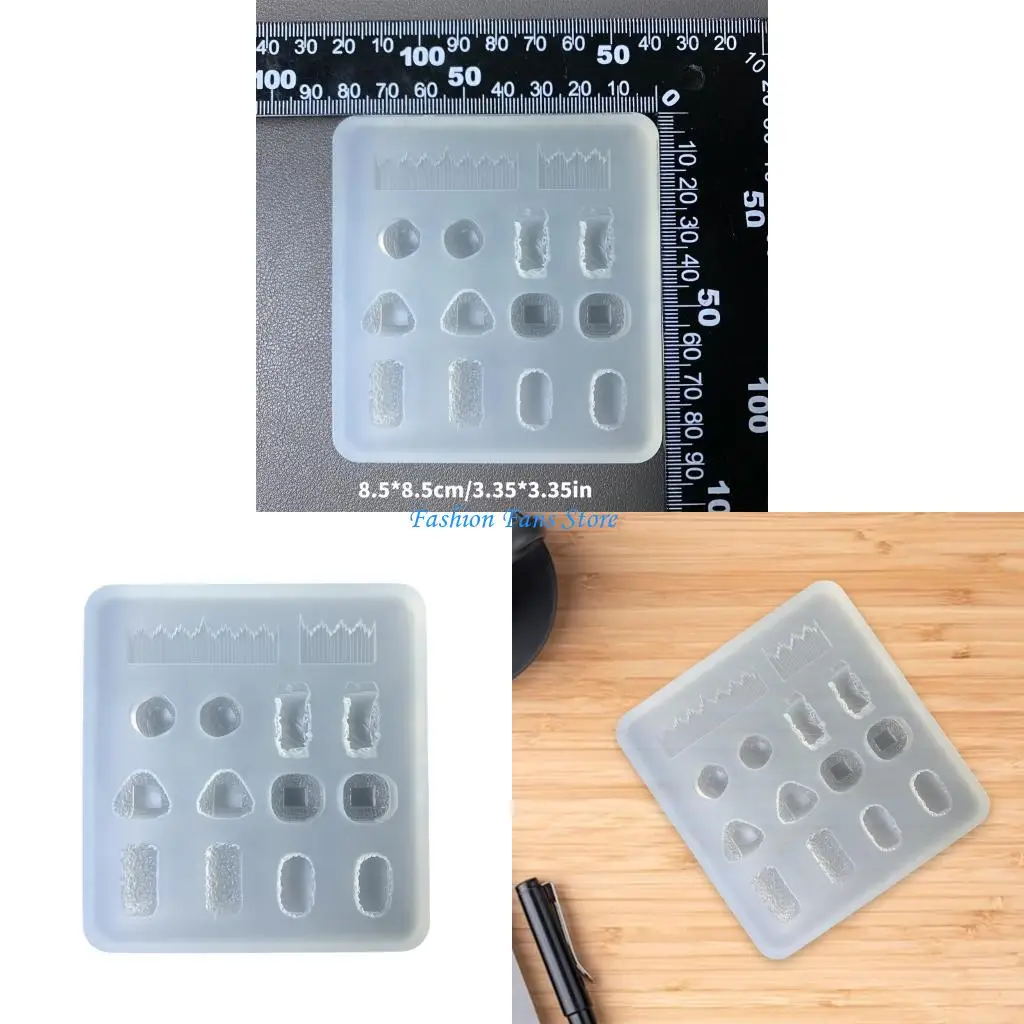 

Гибкая силиконовая толстая форма для аксессуаров для суши, форма для изготовления ювелирных изделий из эпоксидной смолы