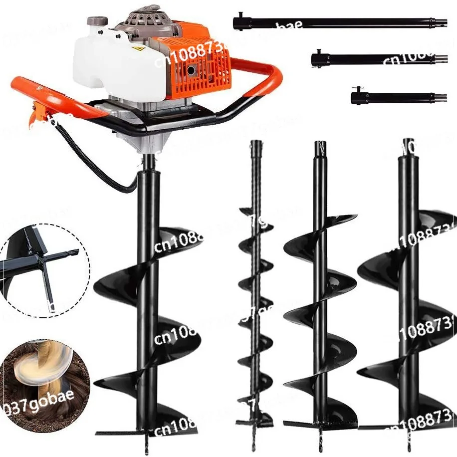 Ground drilling rig High power agricultural soil loosening Fertilization Orchard planting Tree digging machine Hole drilling