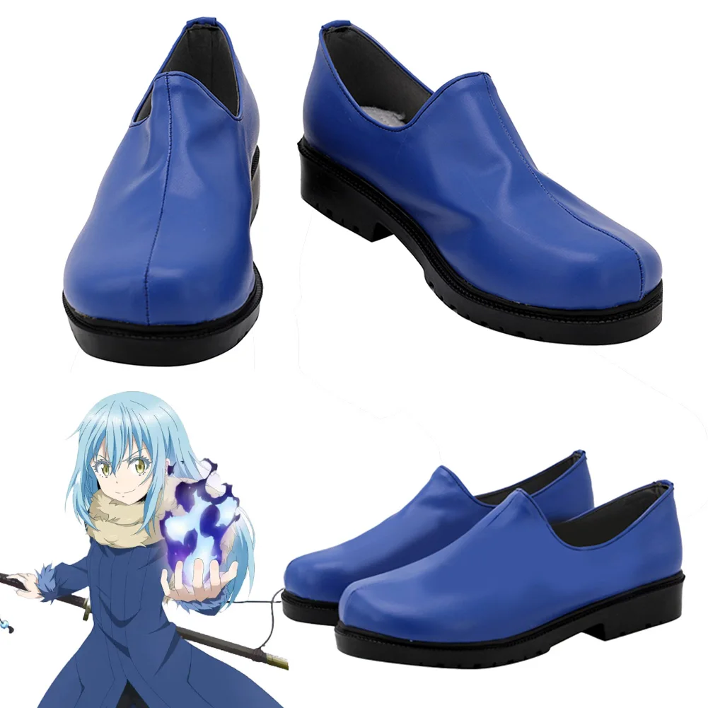 Anime That Time I Got Reincarnated As A Slime Rimuru Tempest Cosplay Shoes PU Leather Boots Unisex Halloween Costumes Accessory