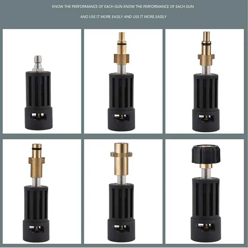 Pressure Washer Adaptor Copper Brass Bayonet Coupler for Lavor Pressure Washer Replacement Attachment