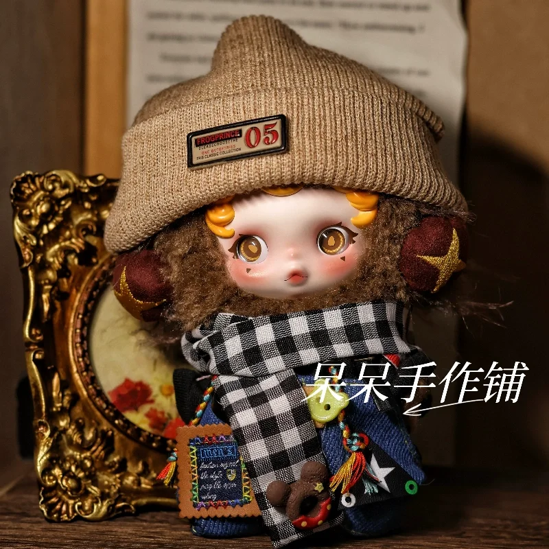 

Кукольная одежда 10 см для Skullpanda V3 You Found Me Series, хитрый каштановый платье, сменный наряд для куклы, аксессуары, Рождественский подарок